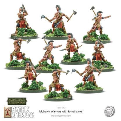 Mythic Americas: Tribal Nations - Nations: Mohawk Warriors with Tomahawks