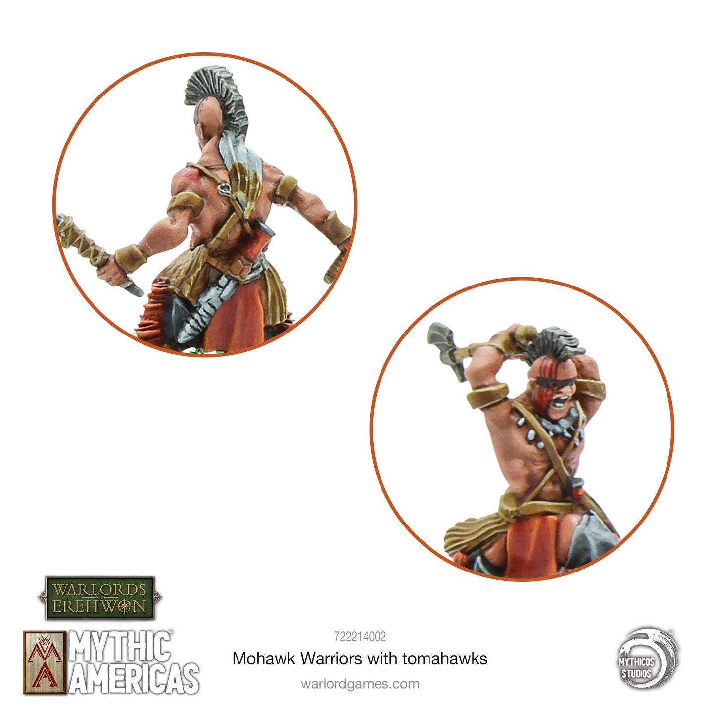 Mythic Americas: Tribal Nations - Nations: Mohawk Warriors with Tomahawks