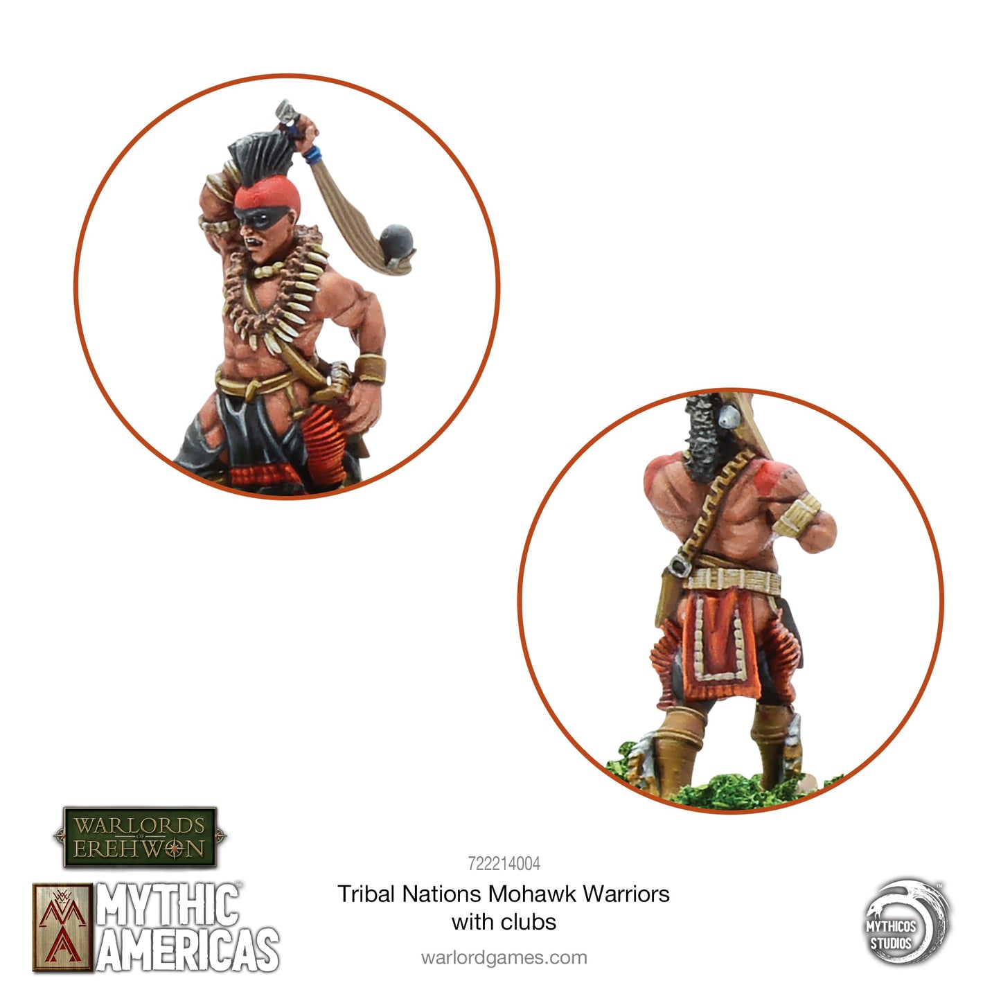Mythic Americas: Tribal Nations - Nations: Mohawk Warriors With Clubs