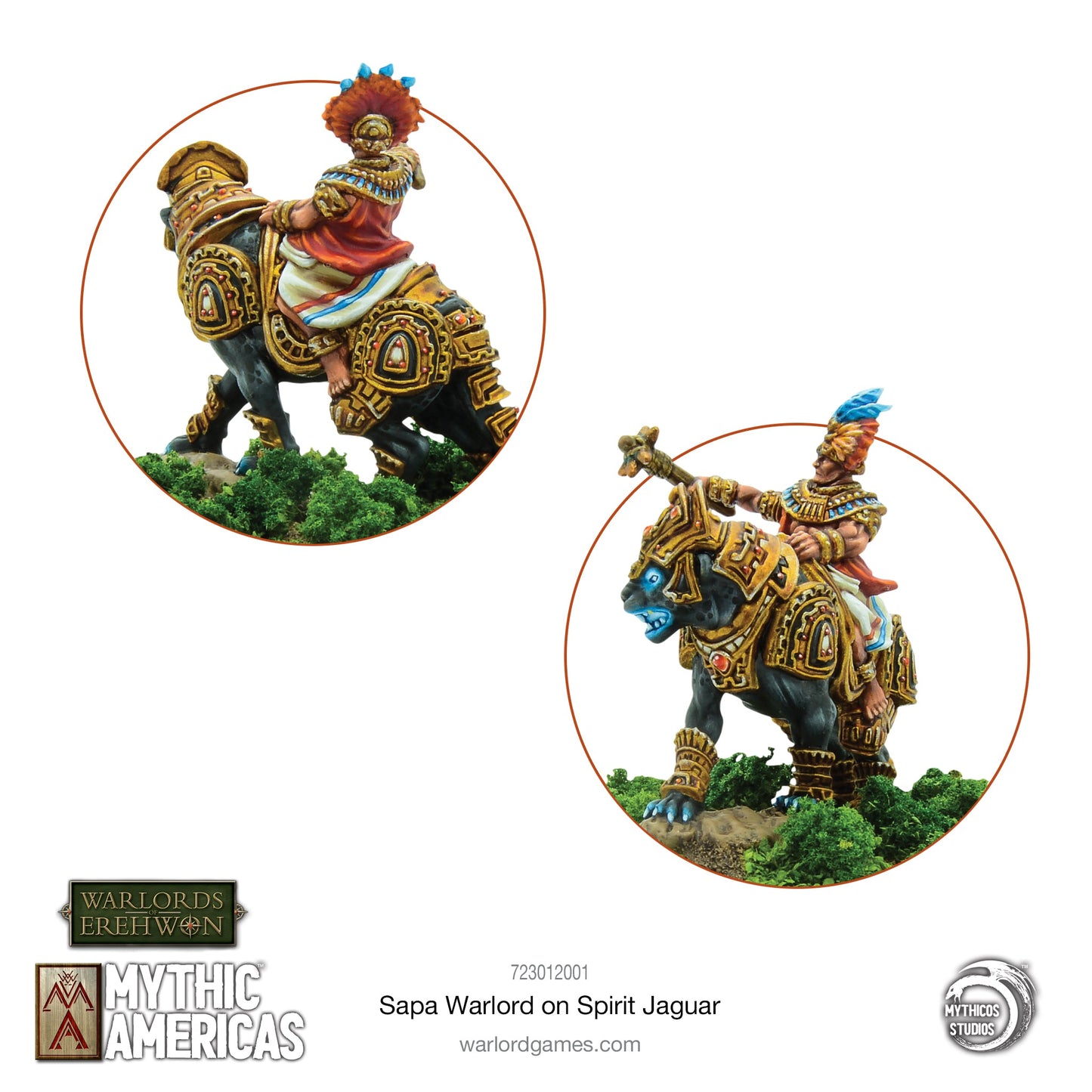 Mythic Americas: Inca - Inca: Sapa Warlord on Spirit Jaguar
