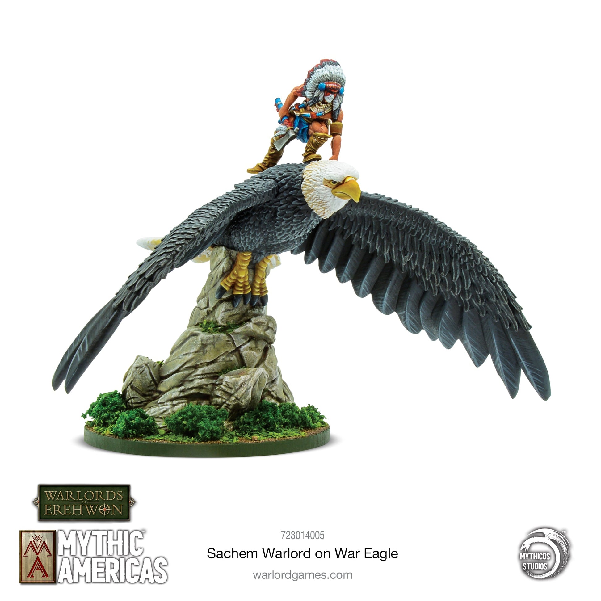 Mythic Americas: Tribal Nations - Nations: Sachem Warlord on War Eagle