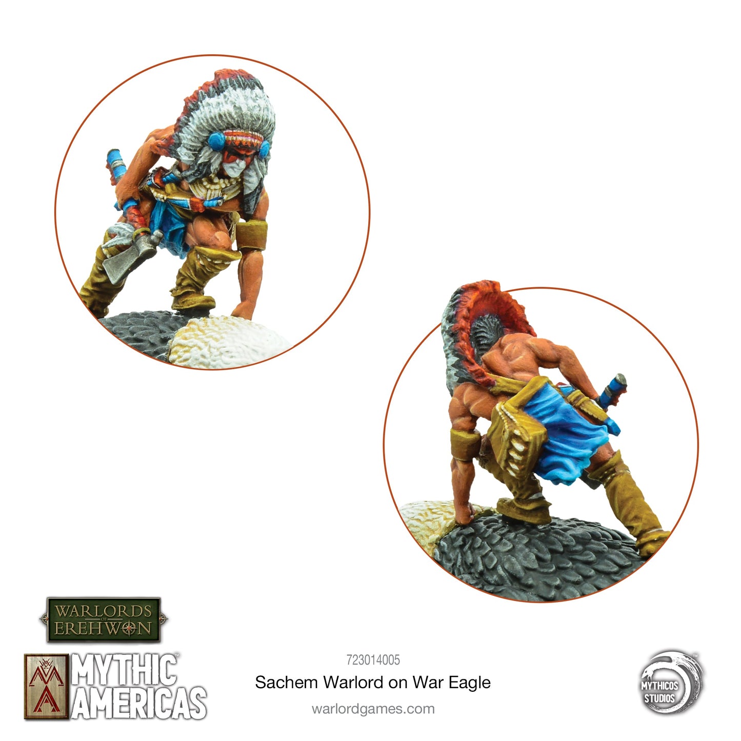 Mythic Americas: Tribal Nations - Nations: Sachem Warlord on War Eagle
