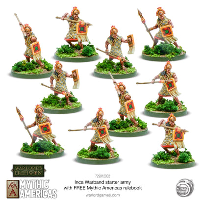 Mythic Americas: Inca - Inca Warband Starter Army with FREE Mythic Americas Rulebook