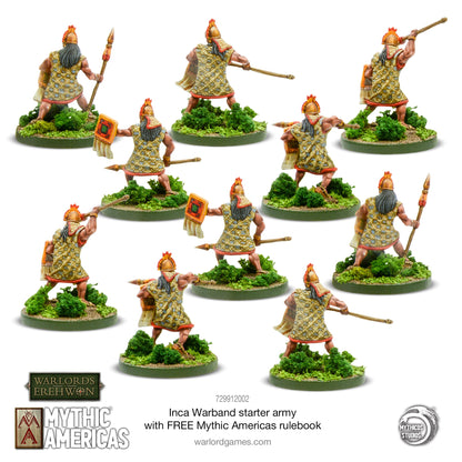 Mythic Americas: Inca - Inca Warband Starter Army with FREE Mythic Americas Rulebook
