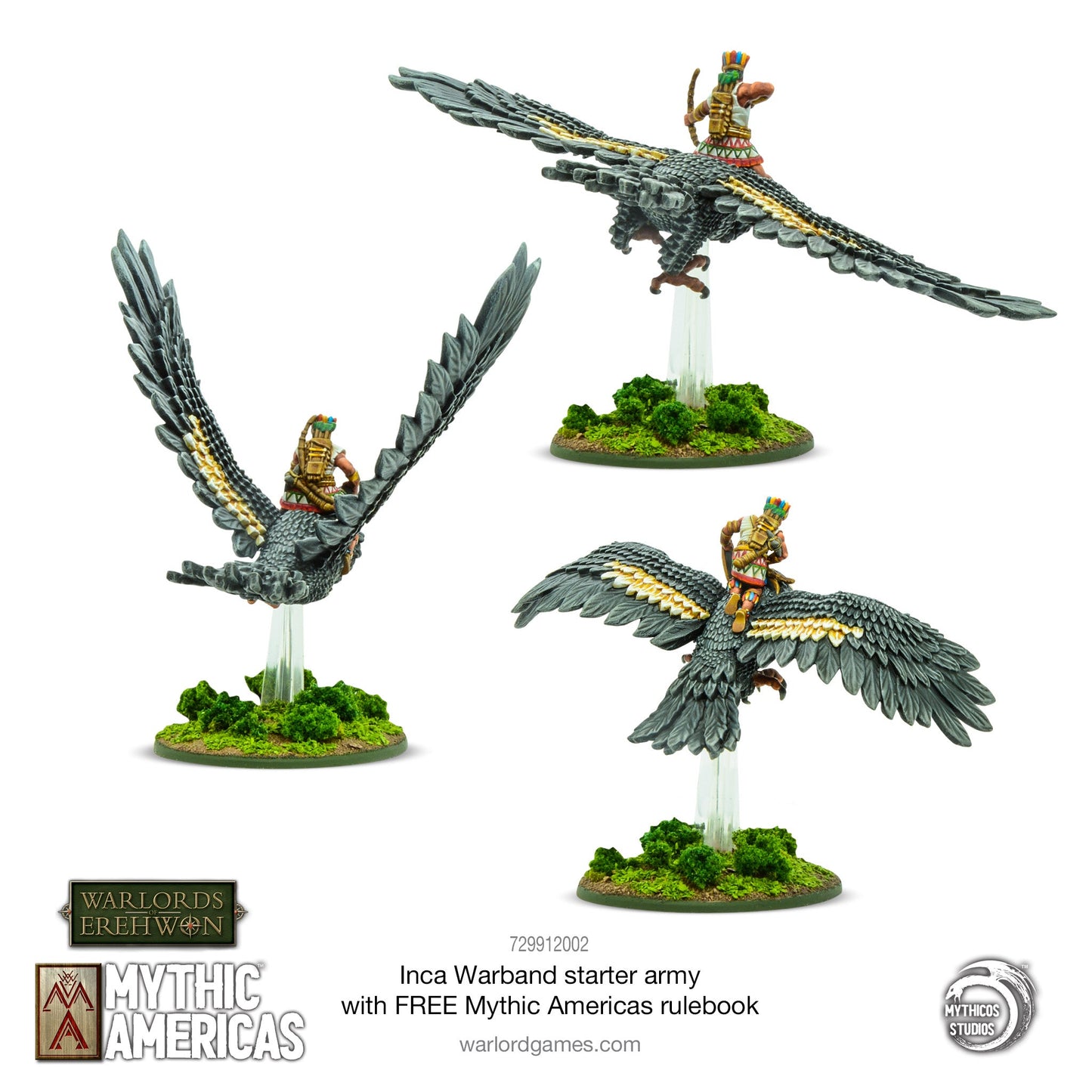 Mythic Americas: Inca - Inca Warband Starter Army with FREE Mythic Americas Rulebook