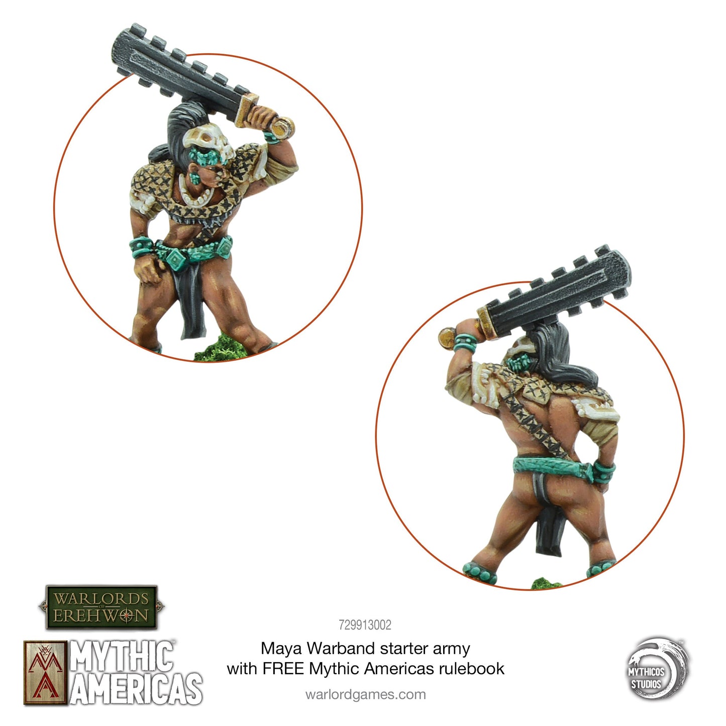 Achtung Panzer!: Maya Warband Starter Army with FREE Mythic Americas Rulebook