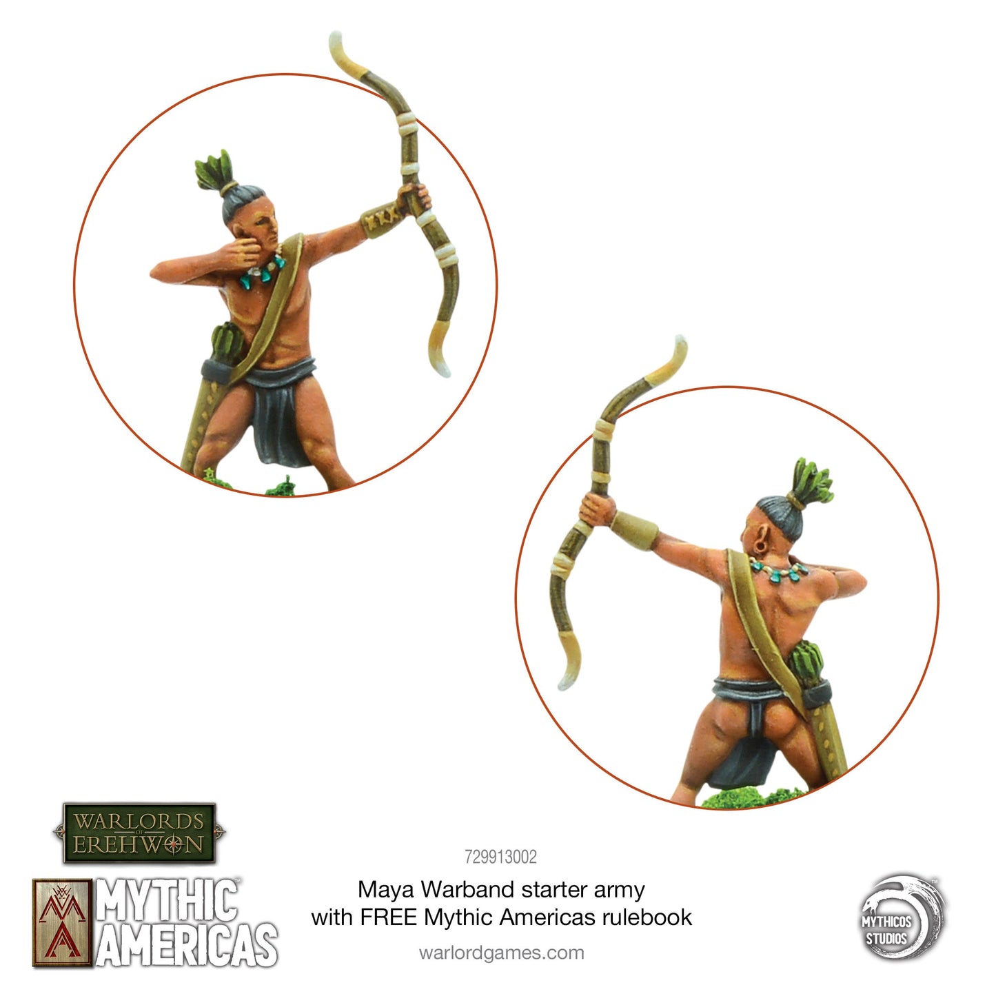 Achtung Panzer!: Maya Warband Starter Army with FREE Mythic Americas Rulebook