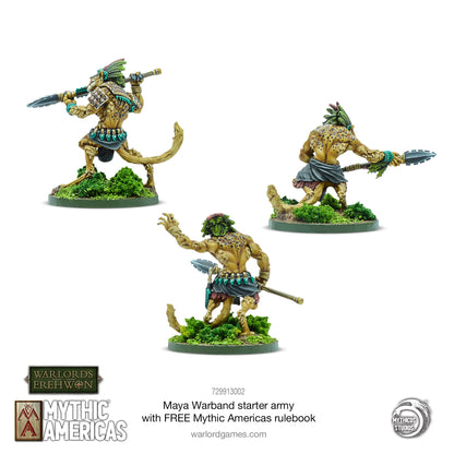 Achtung Panzer!: Maya Warband Starter Army with FREE Mythic Americas Rulebook