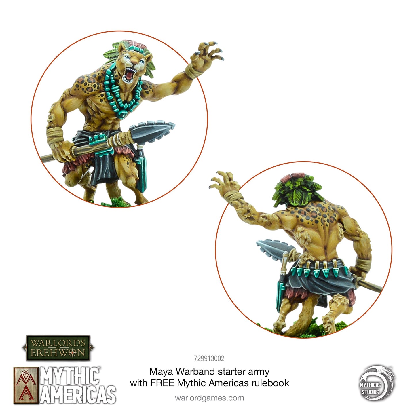 Achtung Panzer!: Maya Warband Starter Army with FREE Mythic Americas Rulebook