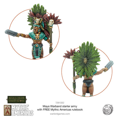 Achtung Panzer!: Maya Warband Starter Army with FREE Mythic Americas Rulebook