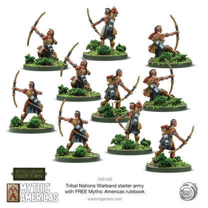 Mythic Americas: Tribal Nations - Tribal Nations Warband Starter Army with FREE Mythic Americas Rulebook