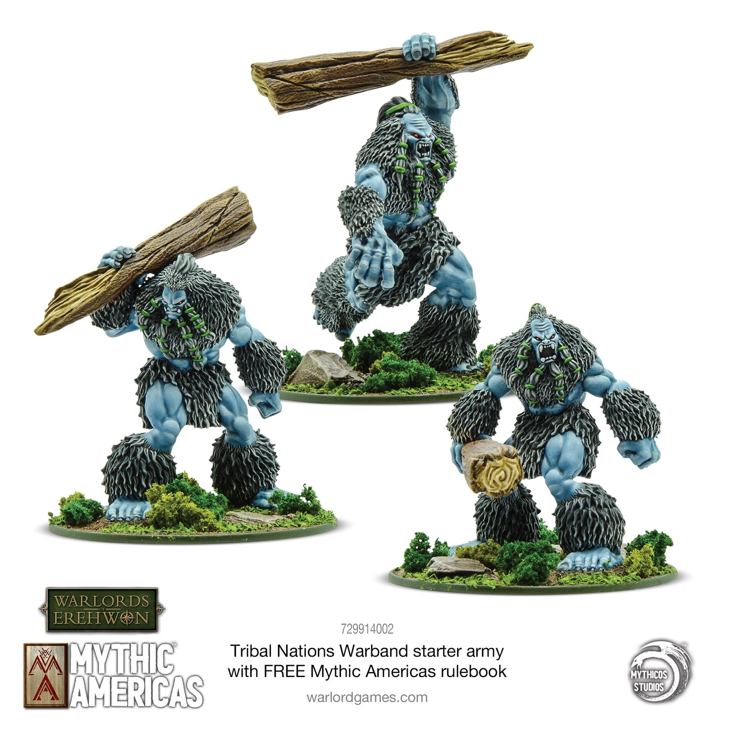 Mythic Americas: Tribal Nations - Tribal Nations Warband Starter Army with FREE Mythic Americas Rulebook