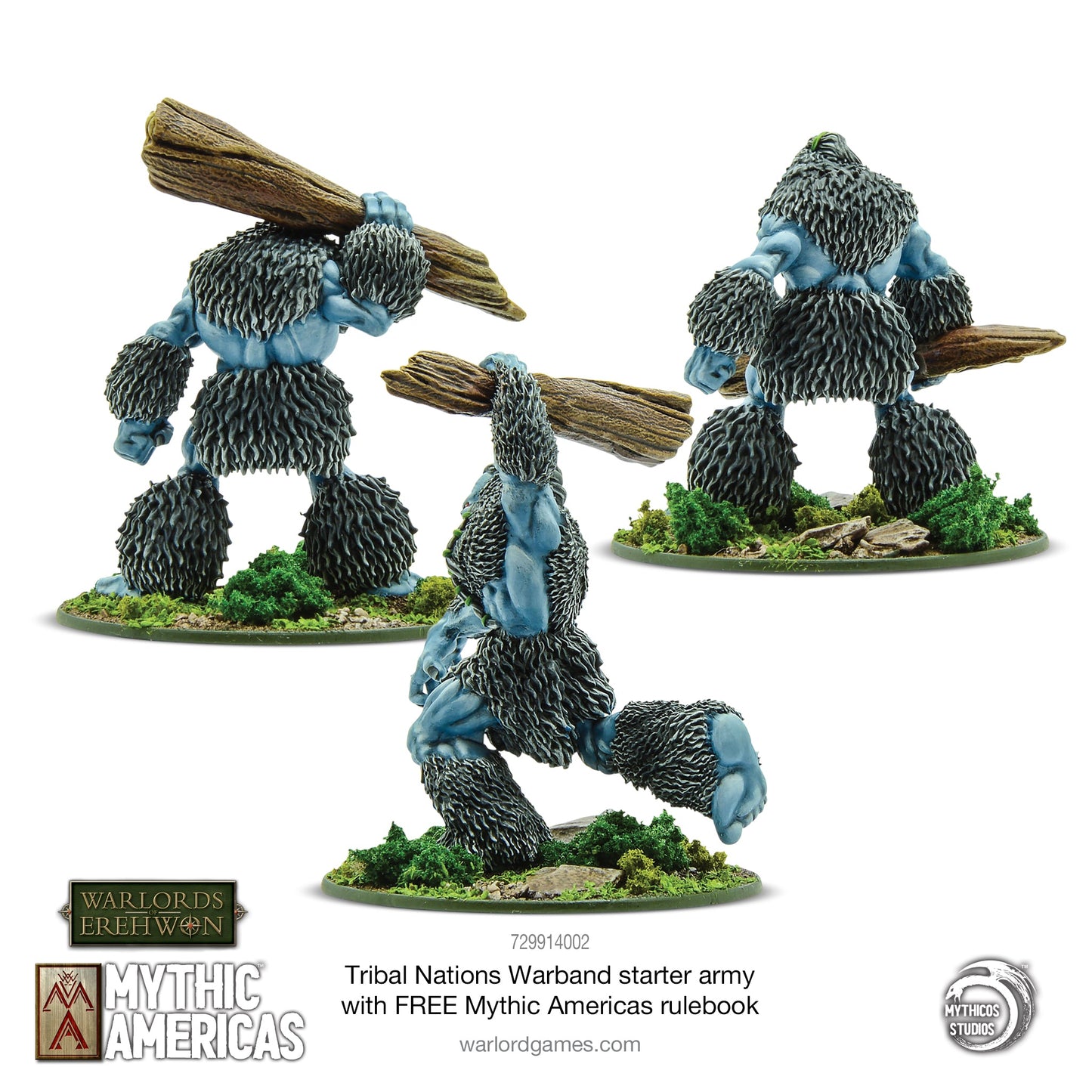 Mythic Americas: Tribal Nations - Tribal Nations Warband Starter Army with FREE Mythic Americas Rulebook