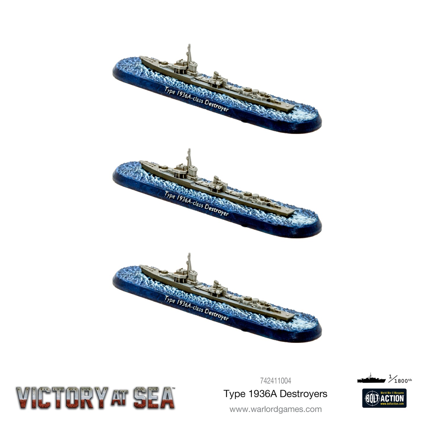Victory at Sea: Kriegsmarine - Type 1936A Destroyers