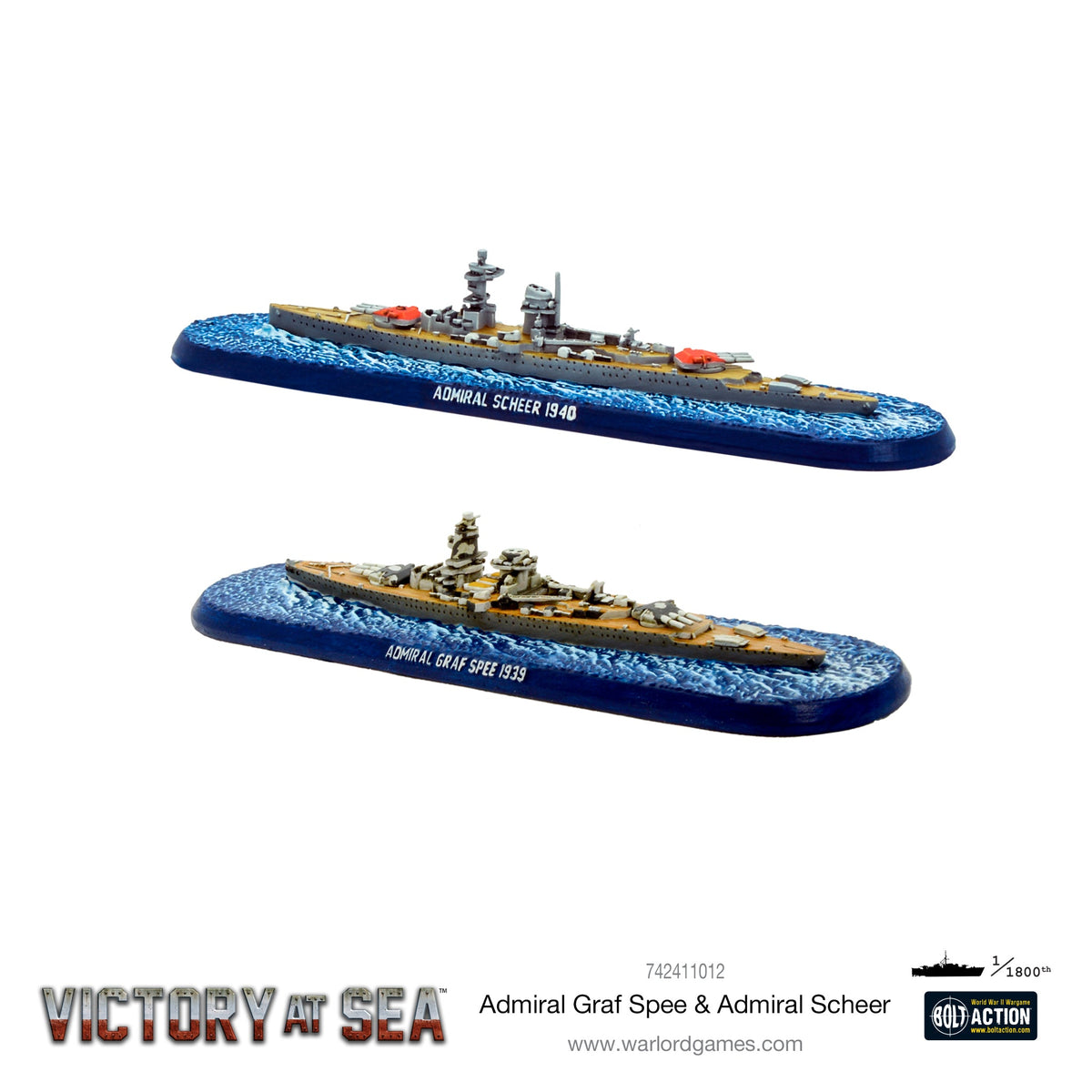 Victory at Sea: Kriegsmarine - Cruisers - Admiral Graf Spee & Admiral Scheer