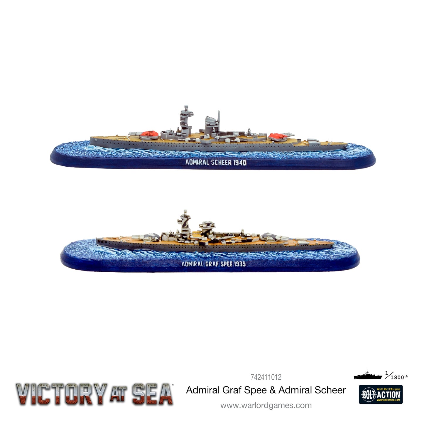 Victory at Sea: Kriegsmarine - Cruisers - Admiral Graf Spee & Admiral Scheer