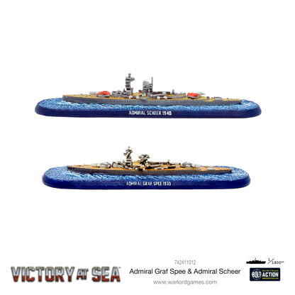 Victory at Sea: Kriegsmarine - Cruisers - Admiral Graf Spee & Admiral Scheer