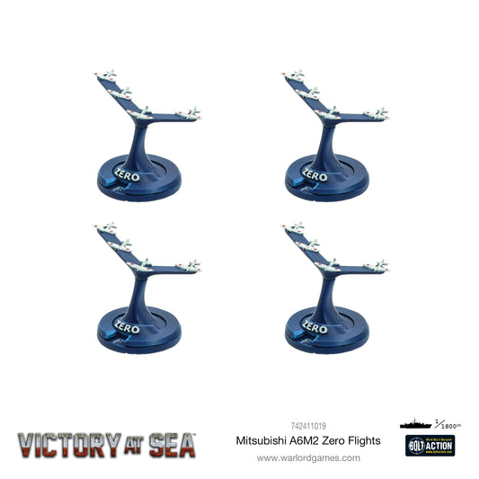Victory at Sea: Mitsubishi A6M2 Zero flights