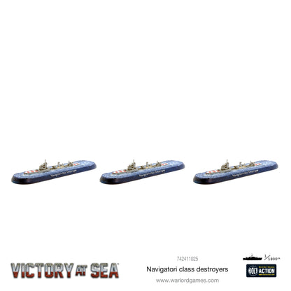 Victory at Sea: Regia Marina - Navigatori-class destroyers