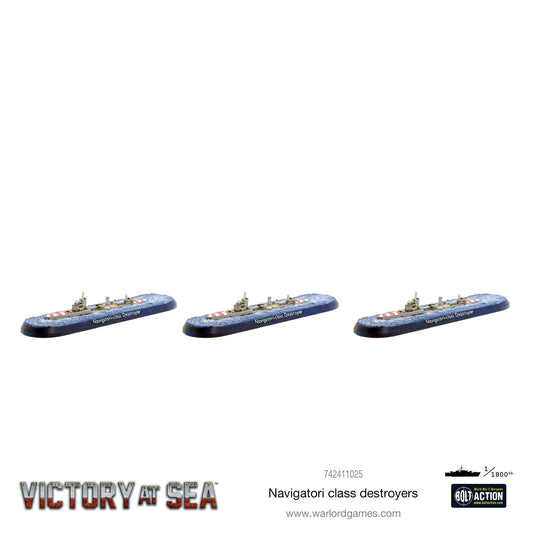 Victory at Sea: Regia Marina - Navigatori-class destroyers