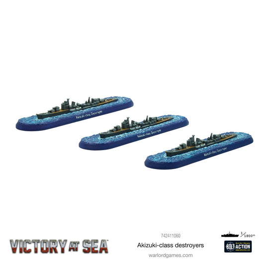 Victory at Sea: Akizuki-class destroyers