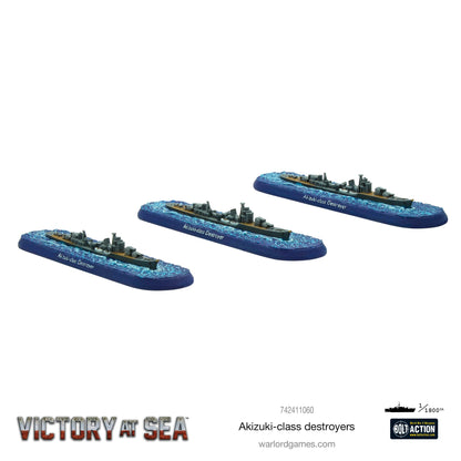 Victory at Sea: Akizuki-class destroyers