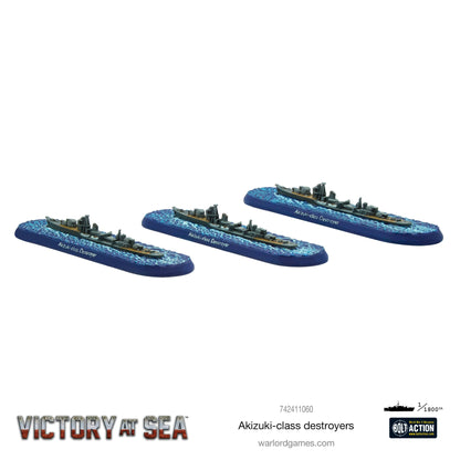 Victory at Sea: Akizuki-class destroyers