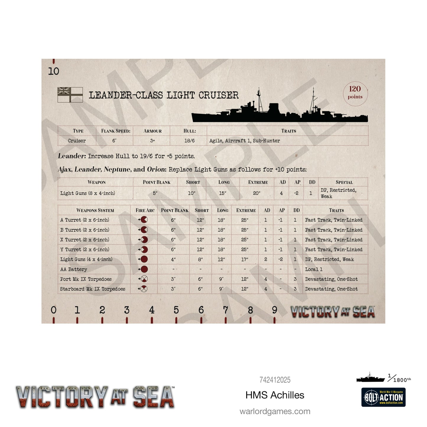 Victory at Sea: Royal Navy - HMS Achilles