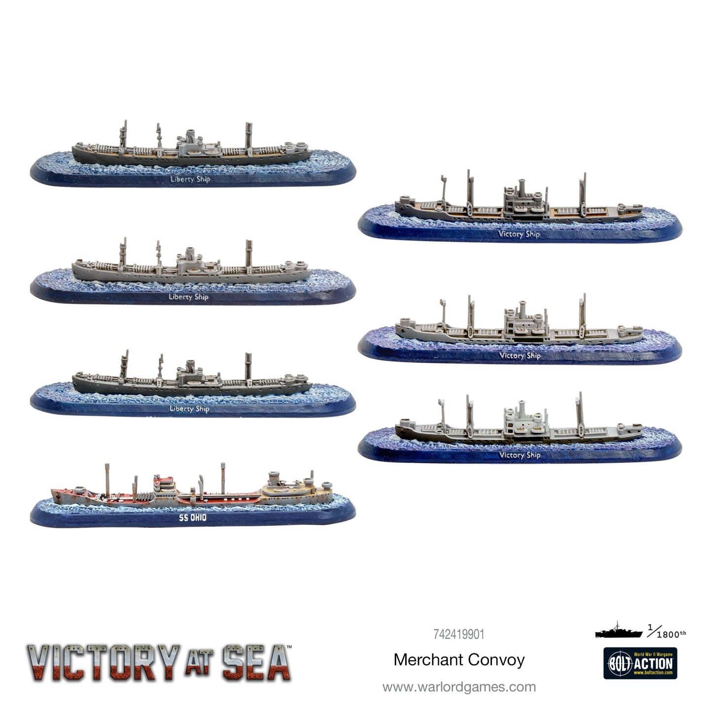 Victory at Sea: Merchant Vessels - Merchant Convoy
