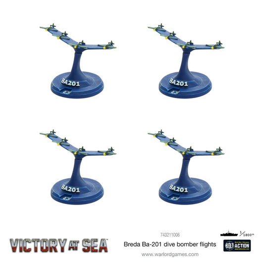 Victory at Sea: Regia Marina - Breda Ba.201 dive bomber flights
