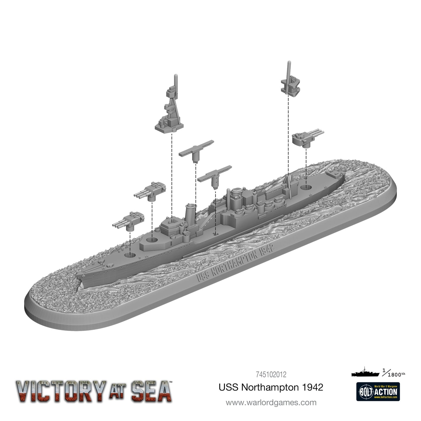 Victory at Sea: US Navy - USS Northampton 1942