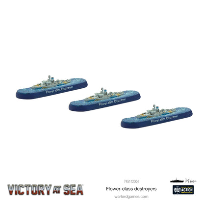 Victory at Sea: Royal Navy - Flower-class destroyers