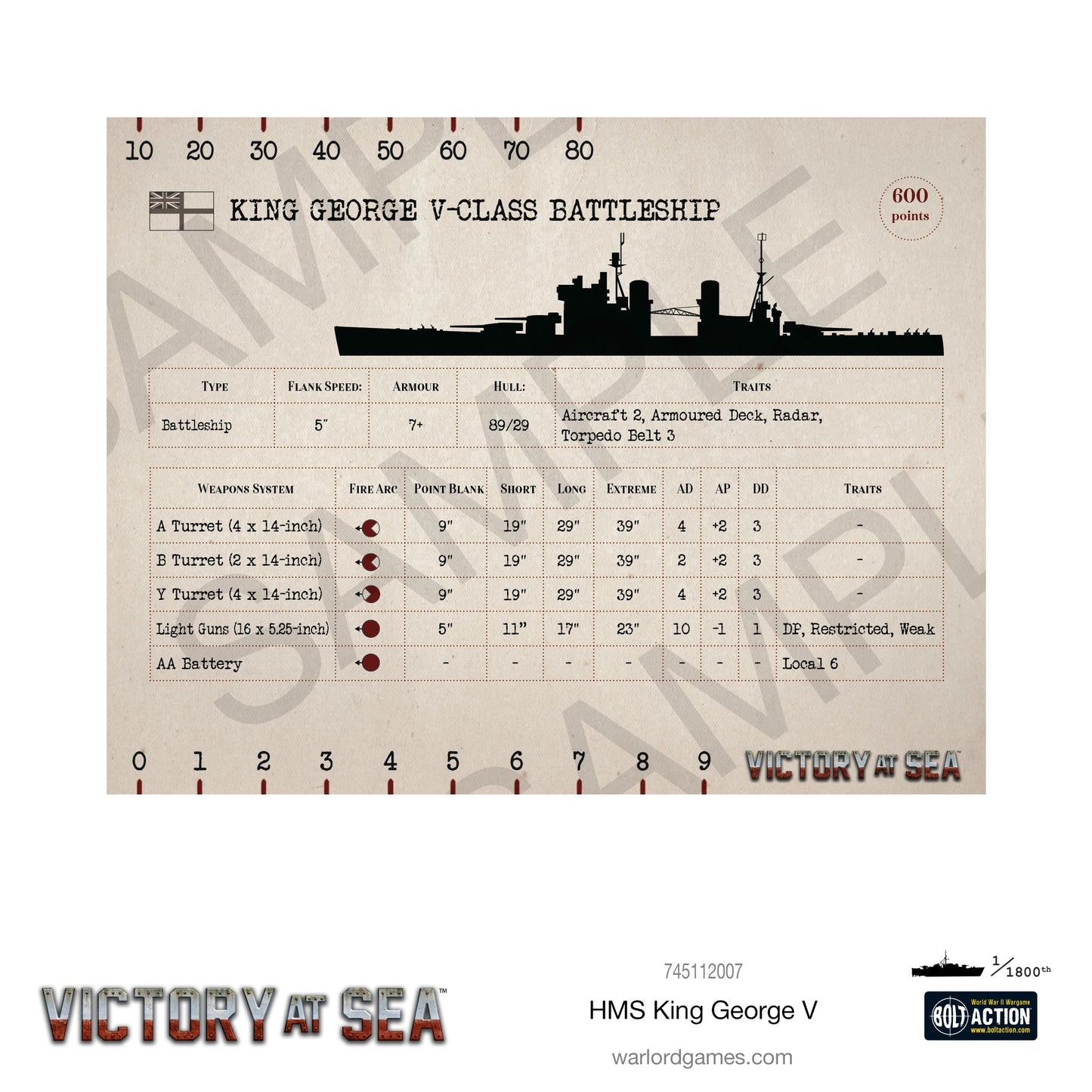 Victory at Sea: Royal Navy - HMS King George V