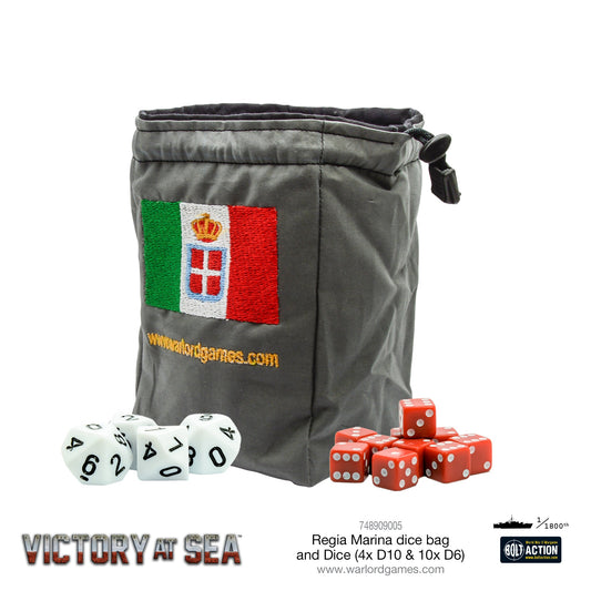 Victory at Sea: Regia Marina - Regia Marina Dice and Dice bag