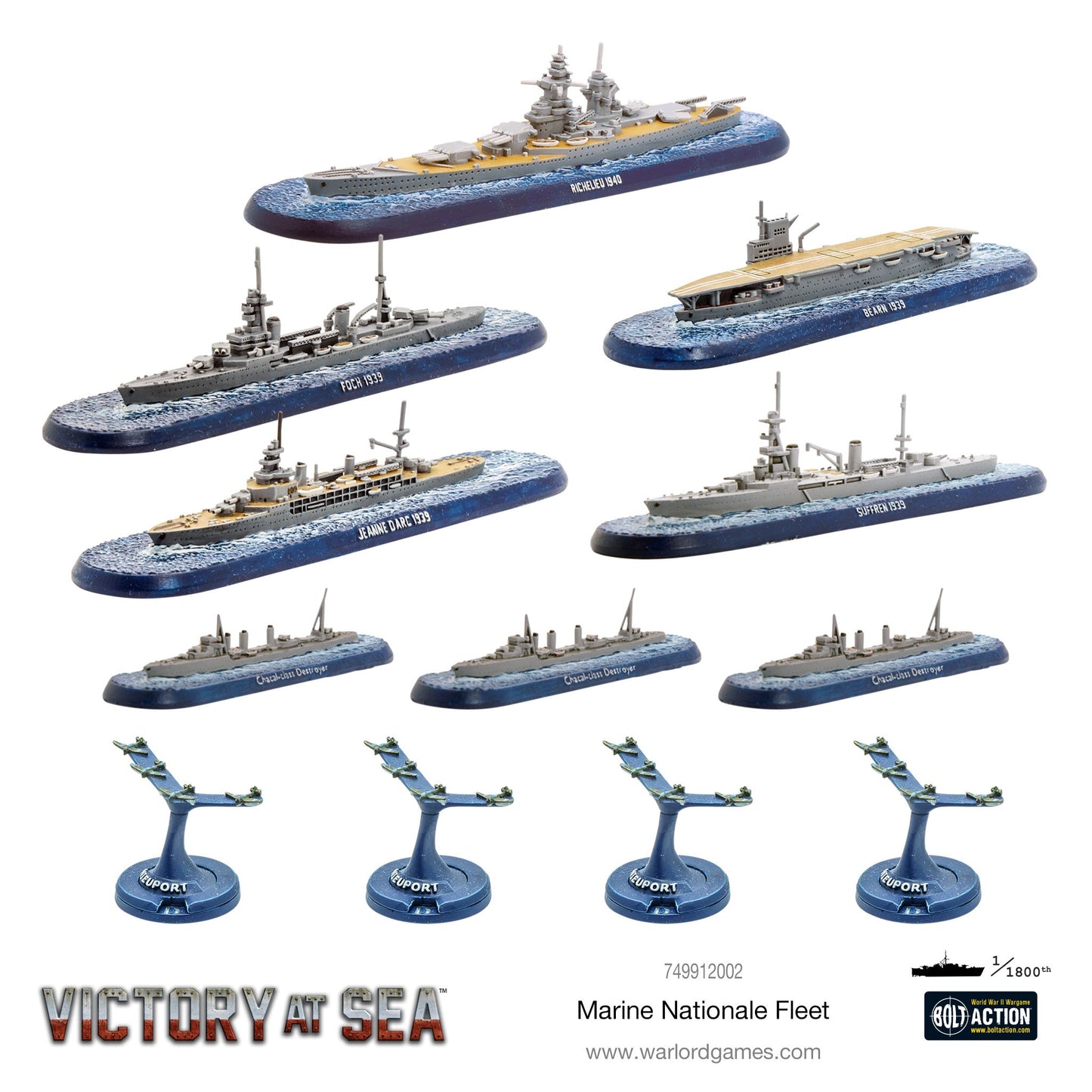 Victory at Sea: Marine Nationale - Marine Nationale Fleet