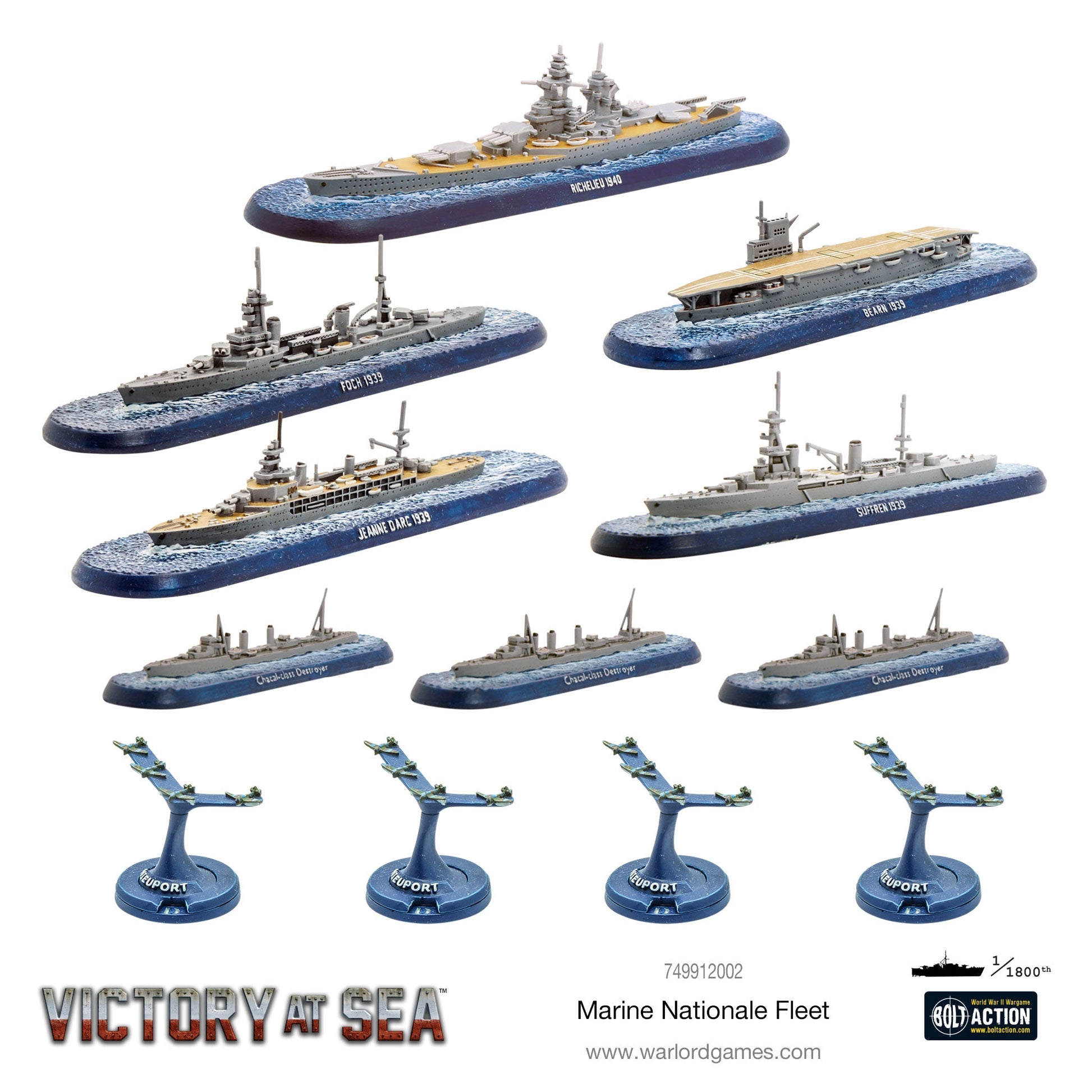 Victory at Sea: Marine Nationale - Marine Nationale Fleet