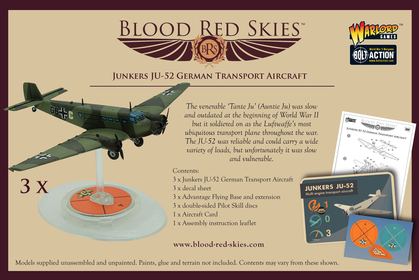 Blood Red Skies: Luftwaffe - Junkers JU-52
