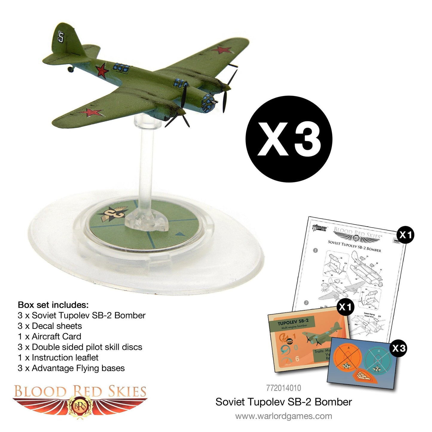 Blood Red Skies: Soviet Tupolev ANT-40 (SB-2) Soviet Bomber