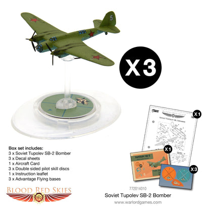 Blood Red Skies: Soviet Tupolev ANT-40 (SB-2) Soviet Bomber