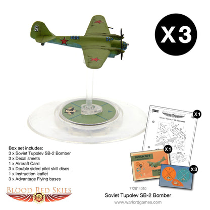 Blood Red Skies: Soviet Tupolev ANT-40 (SB-2) Soviet Bomber