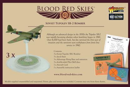 Blood Red Skies: Soviet Tupolev ANT-40 (SB-2) Soviet Bomber