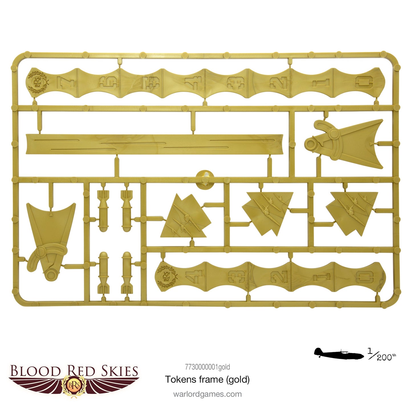 Blood Red Skies: tokens frame GOLD
