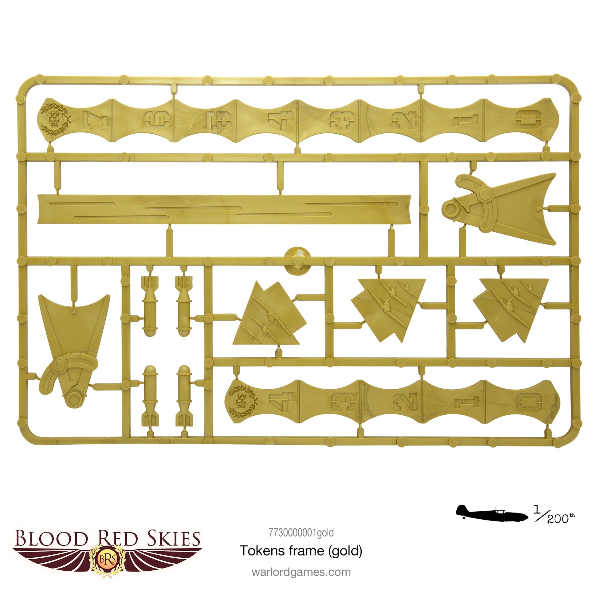Blood Red Skies: tokens frame GOLD