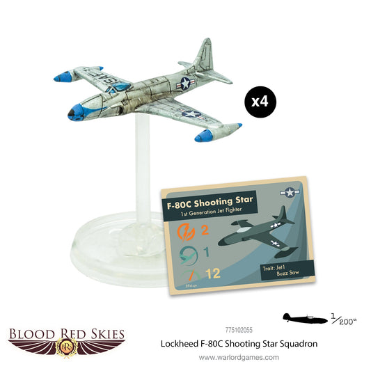 Blood Red Skies: Lockheed F-80C Shooting Star Squadron