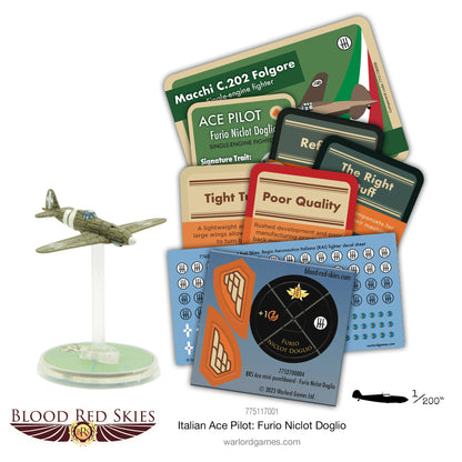 Blood Red Skies: Regia Aeronautica - Italian Ace Pilot Furio Niclot Doglio