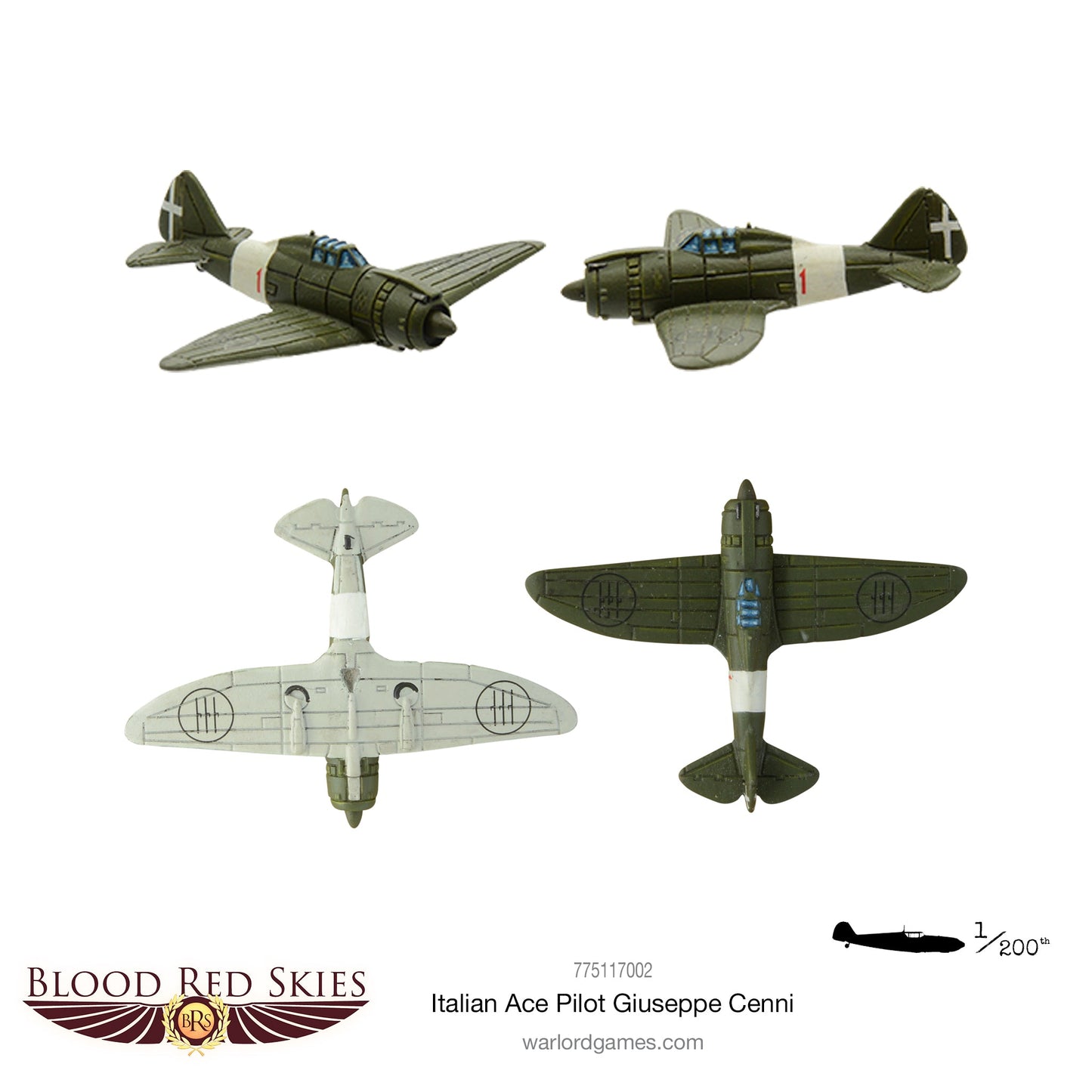Blood Red Skies: Regia Aeronautica - Italian Ace Pilot: Giuseppe Cenni