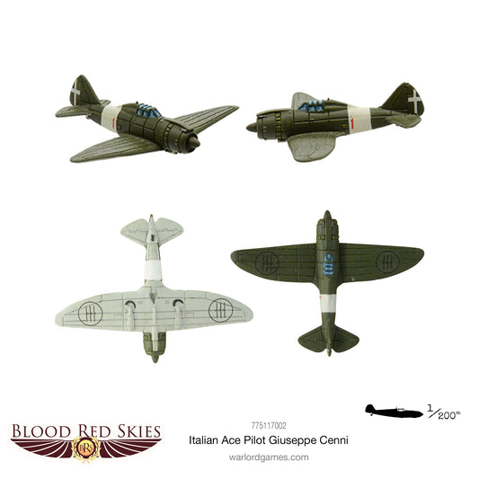 Blood Red Skies: Regia Aeronautica - Italian Ace Pilot: Giuseppe Cenni