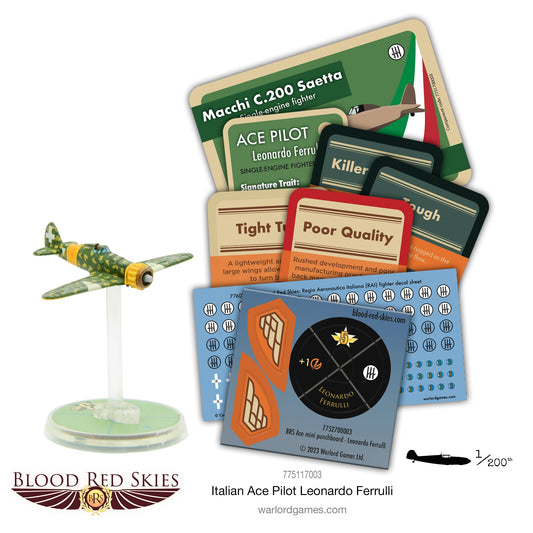 Blood Red Skies: Regia Aeronautica - Italian Ace Pilot: Leonardo Ferrulli