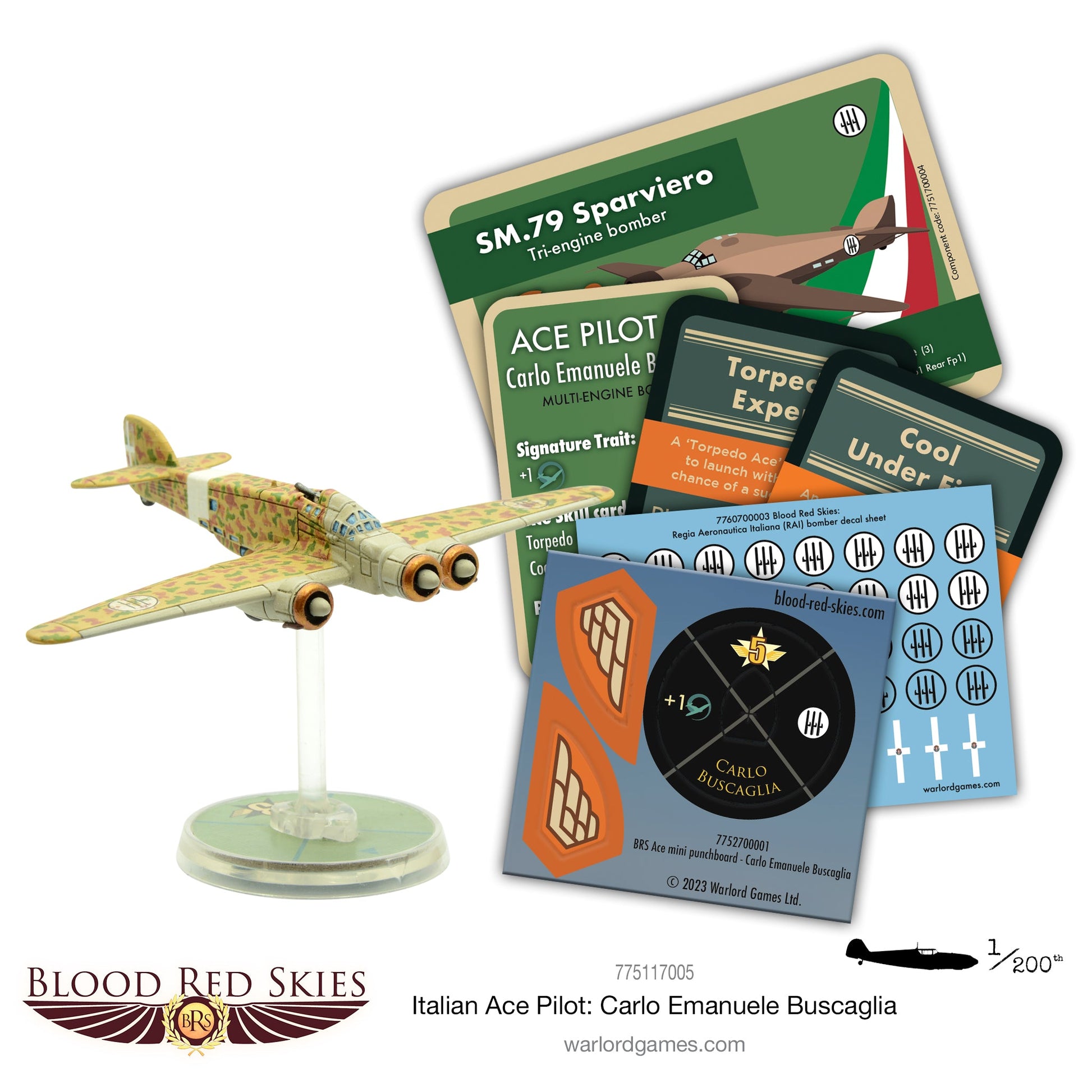 Blood Red Skies: Regia Aeronautica - Italian Ace Pilot: Carlo Emanuele Buscaglia