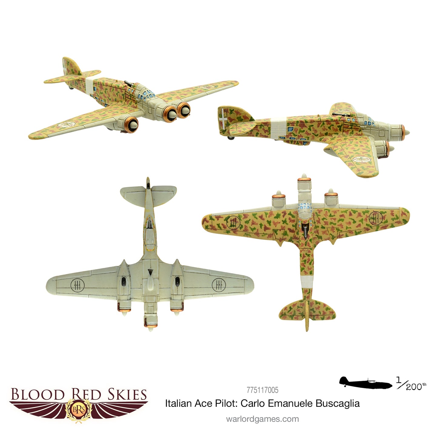 Blood Red Skies: Regia Aeronautica - Italian Ace Pilot: Carlo Emanuele Buscaglia
